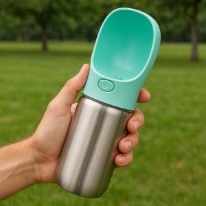 18 Insulated Pet Water Bottle Keeps Water Cool for Dogs During Summer Walks